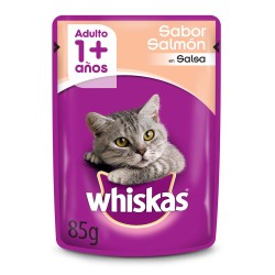 Whiskas Adulto Salmón en Salsa 85g