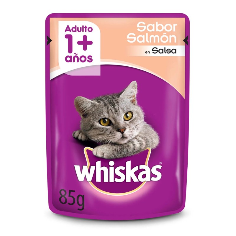Whiskas Adulto Salmón en Salsa 85g