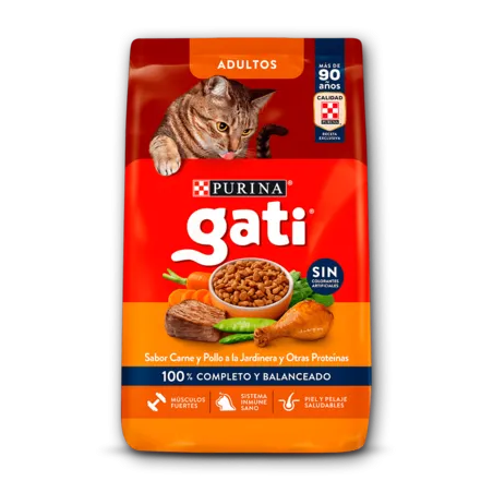 Purina Gati Adulto Carne y Pollo a la jardinera 15kg