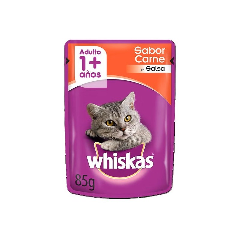 Whiskas Adulto Salsa Carne 85g