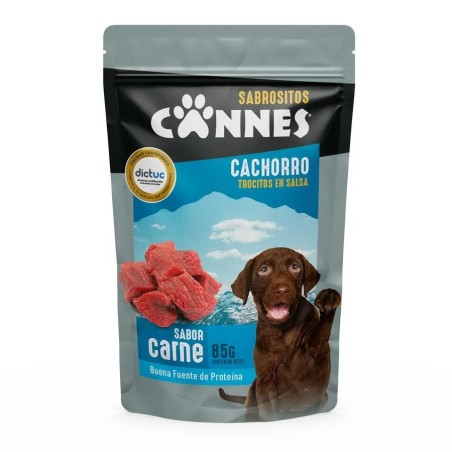 Cannes Pouch Cachorro Carne 85g