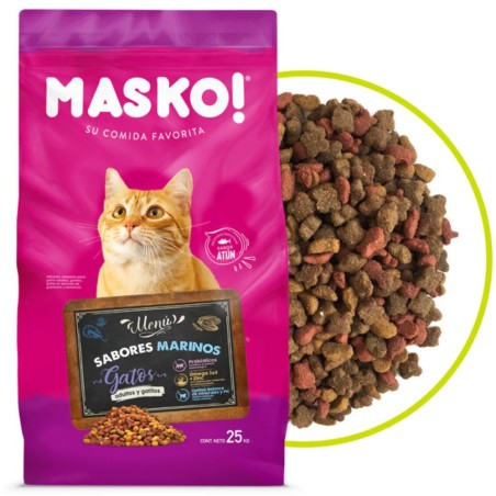 Masko Adulto y Gatitos Sabores Marinos 25KG